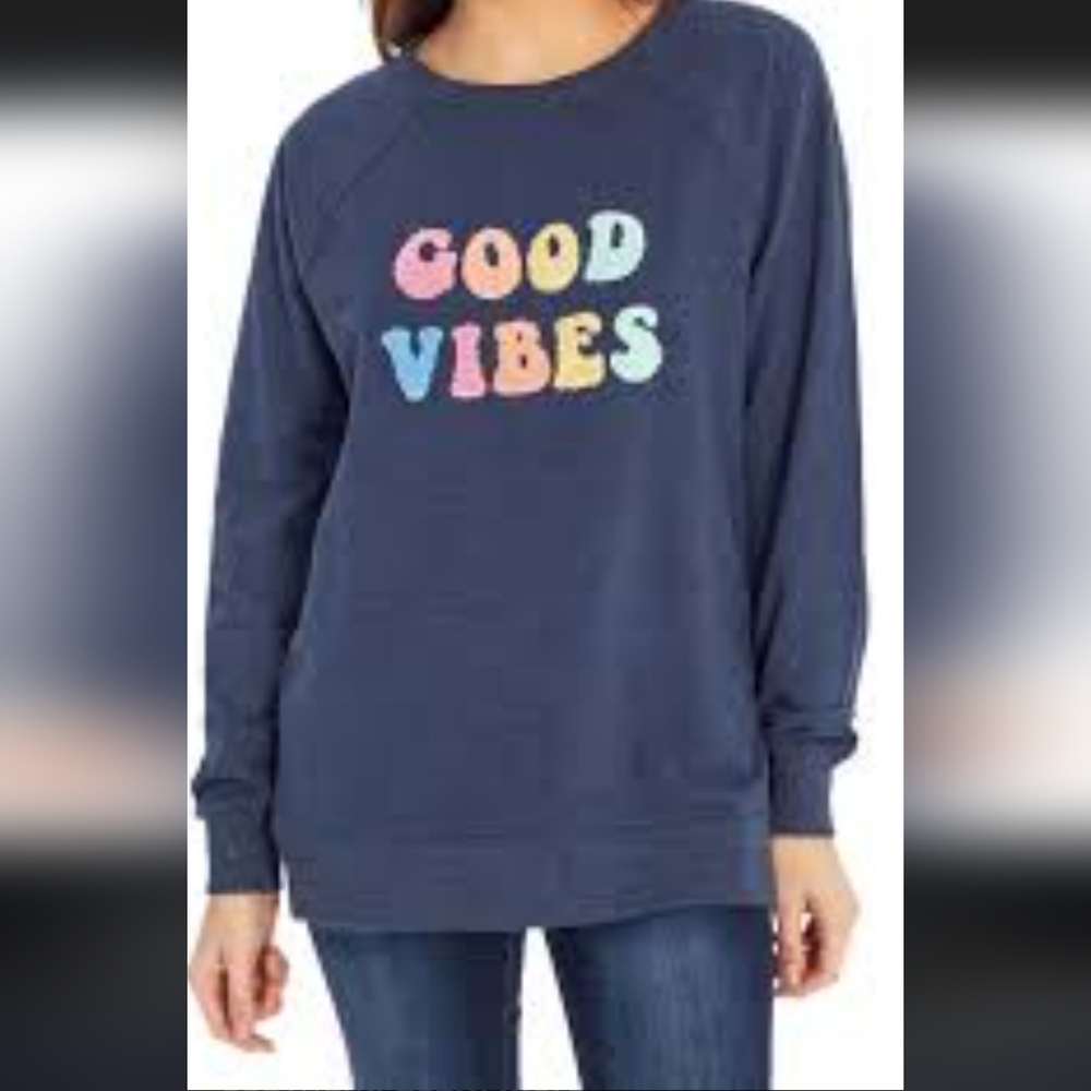 Wildfox Multicolor 'Good Vibes' Sweater